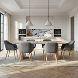 Luciano - Dining Chairs in Premium Textured Linen (Set of 2)