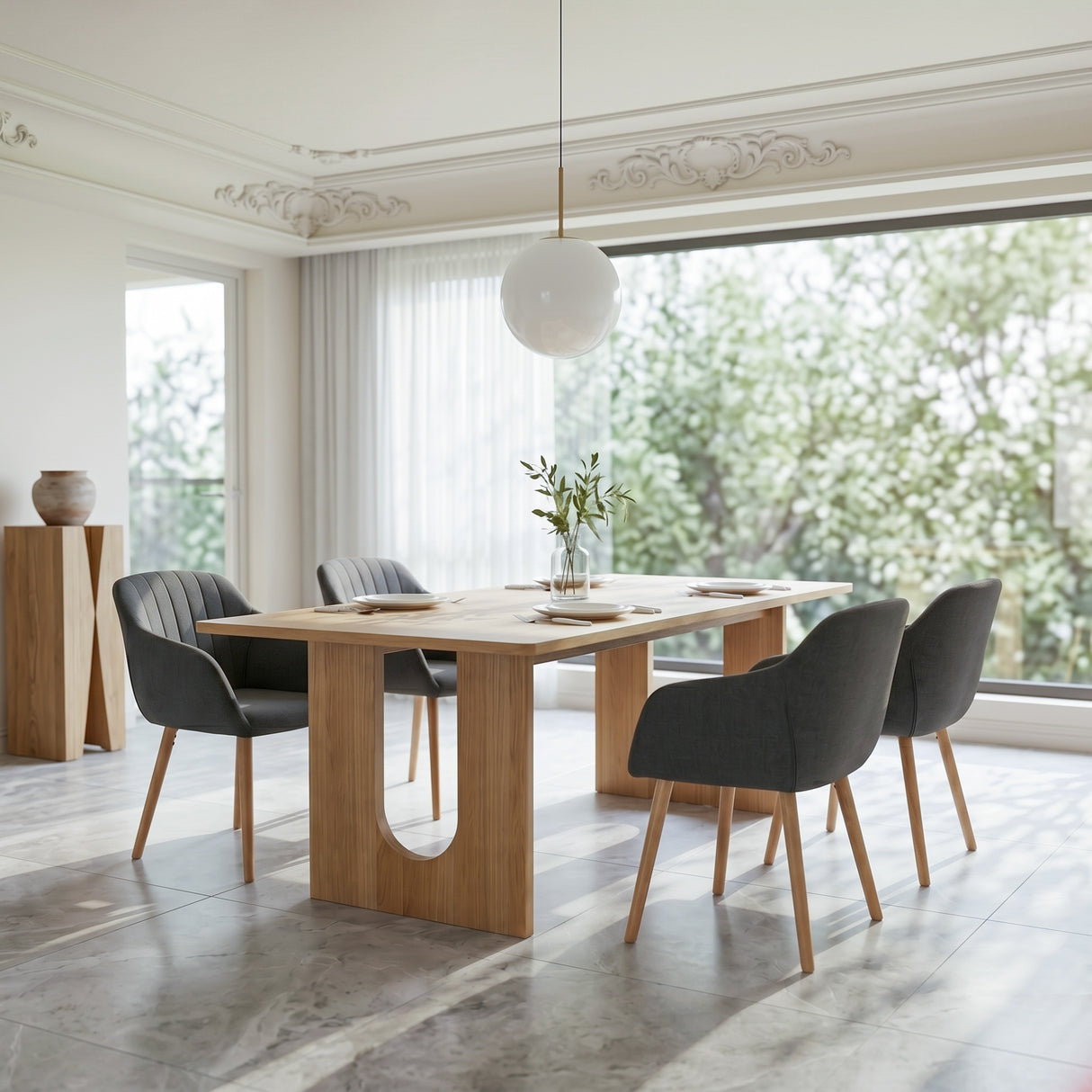 Luciano - Dining Chairs in Premium Textured Linen (Set of 2)