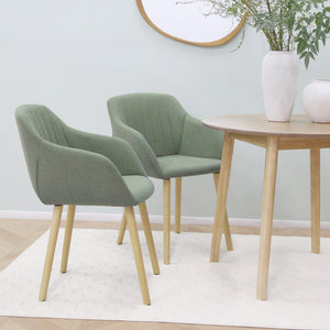 Luciano - Dining Chairs in Premium Textured Linen (Set of 2)