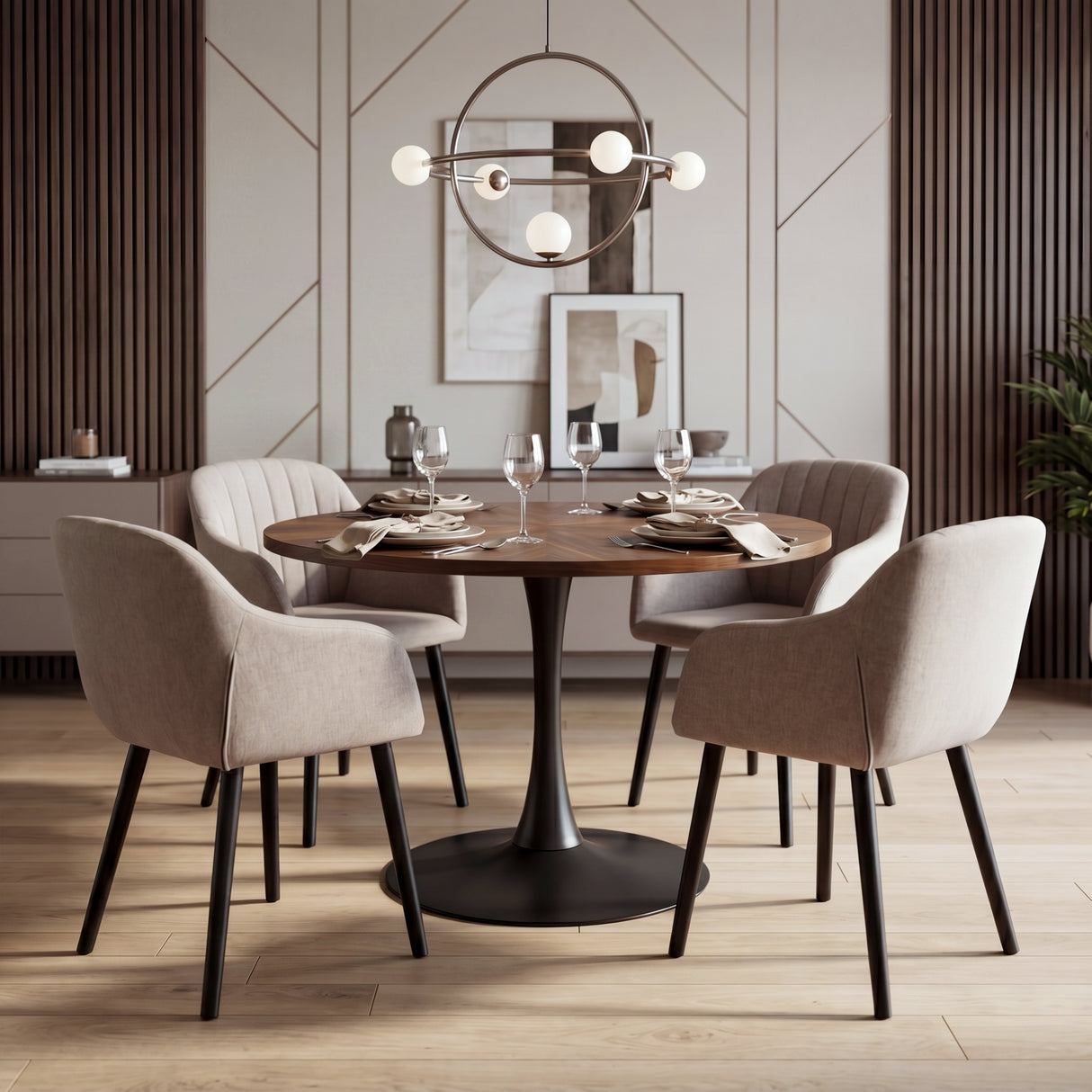 Luciano - Dining Chairs in Premium Textured Linen (Set of 2)