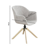 Marco Swivel Dining Chairs Set of 2