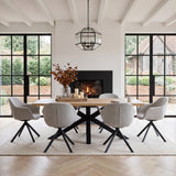 Marco Swivel Dining Chairs Set of 2