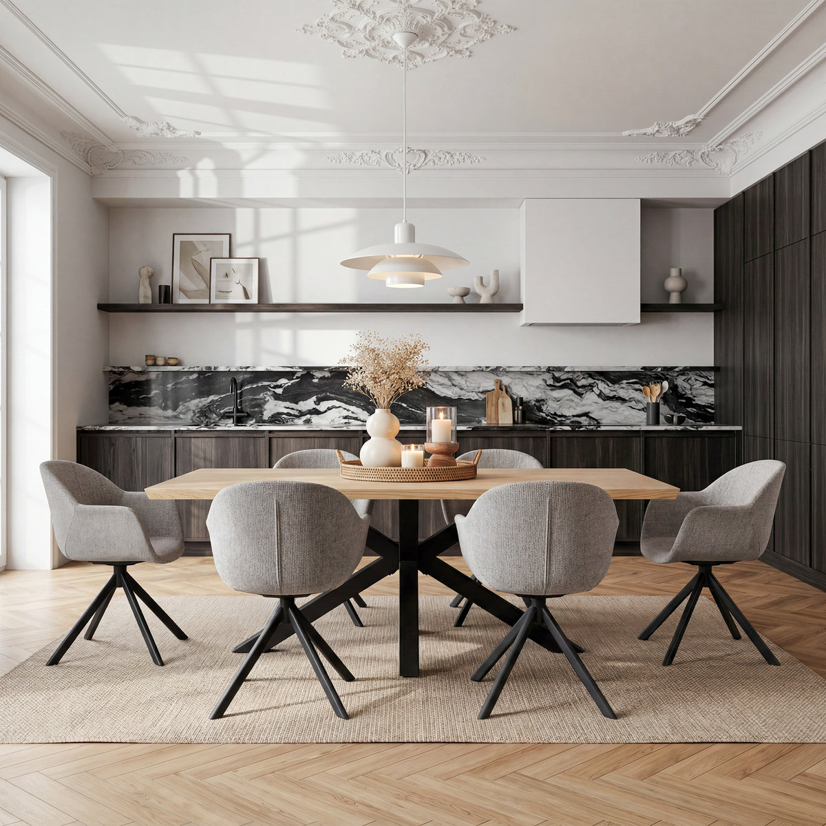 Marco Swivel Dining Chairs Set of 2