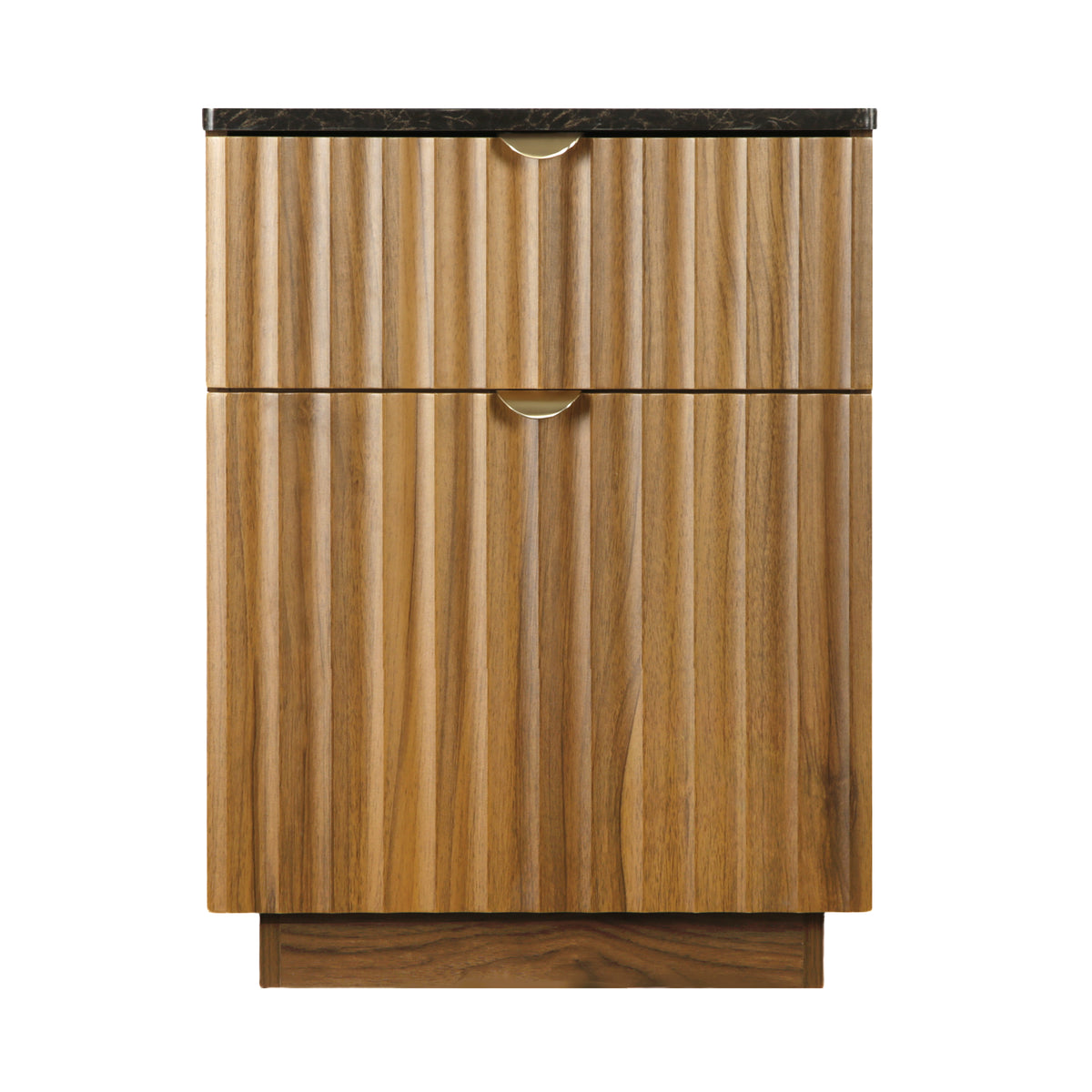 Mayfair Fluted Smoked Oak Bedside Table