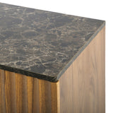 Mayfair Fluted Smoked Oak Chest of 3 Drawer