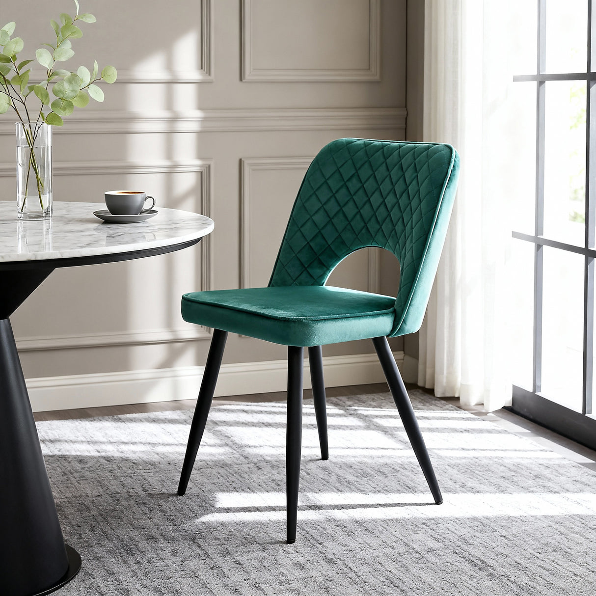 Metis - Velvet Dining chair - Set of 2