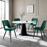 Metis - Velvet Dining chair - Set of 2