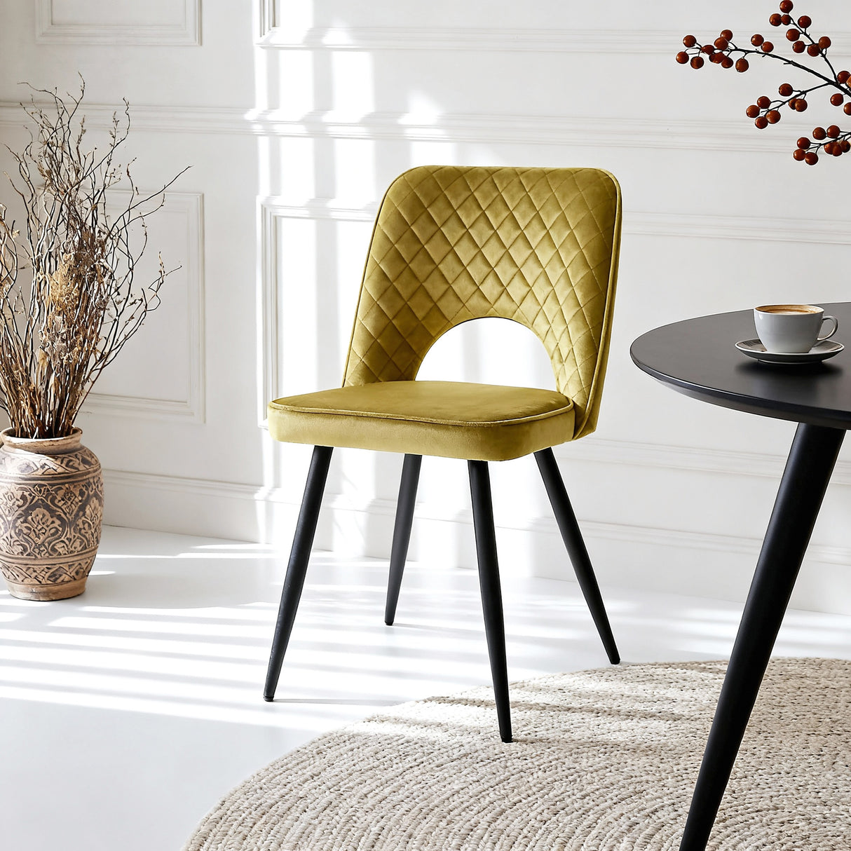 Metis - Velvet Dining chair - Set of 2