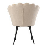Mini Flora - Boucle Occasional Chair with Floral Design