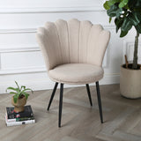 Mini Flora - Boucle Occasional Chair with Floral Design
