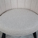 Mini Flora - Boucle Occasional Chair with Floral Design