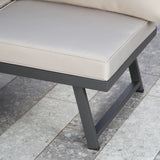 Monaco - Lounge Corner Sofa Set - Transforms into x2 Sunbeds