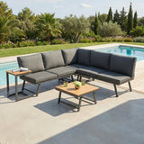 Monaco - Convertible into 2 Sun Loungers - Modular Corner Garden Sofa Set