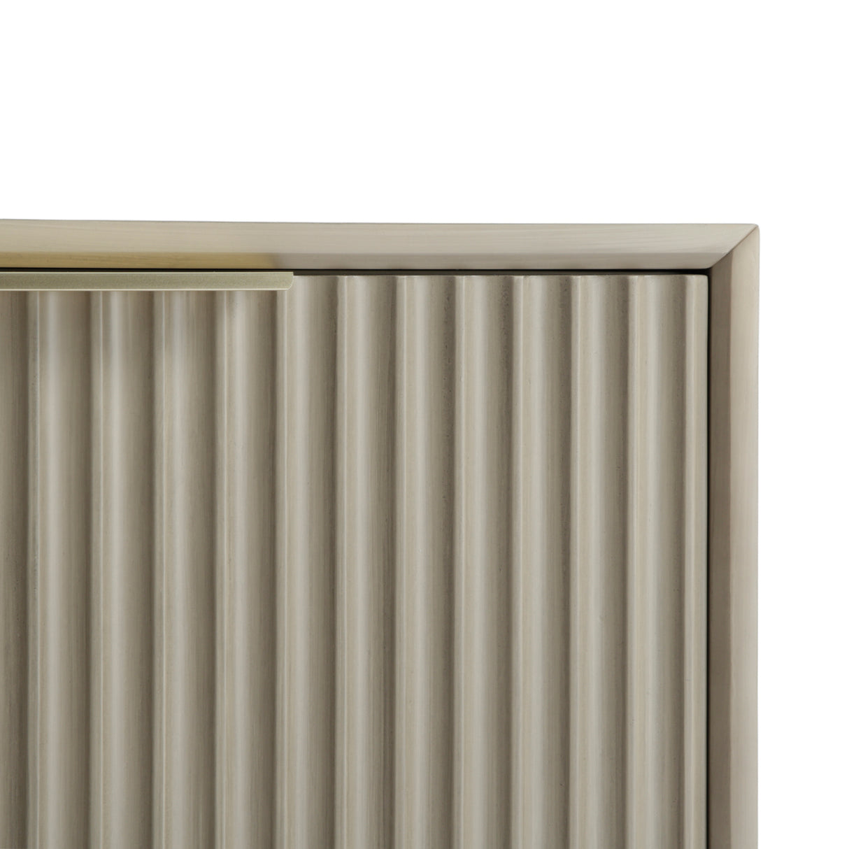 Monza – 2 Door Sideboard with Fluted Panels – Black or Pale Ash