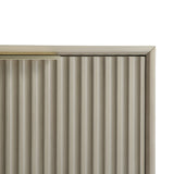 Monza – 2 Door Sideboard with Fluted Panels – Black or Pale Ash
