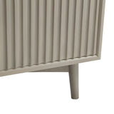 Monza – 2 Door Sideboard with Fluted Panels – Black or Pale Ash