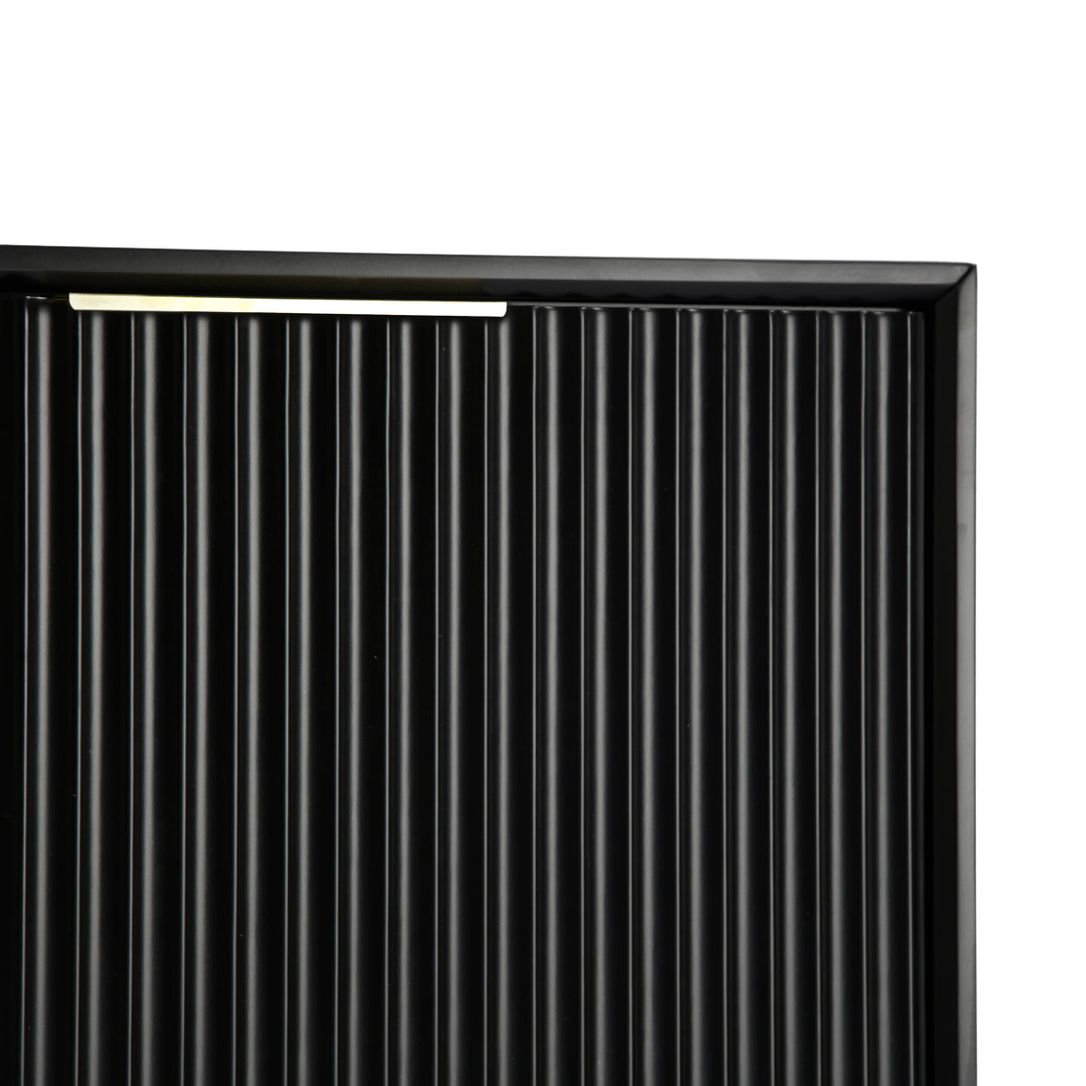 Monza – 3 Door Sideboard with Fluted Detailing – Black or Pale Ash