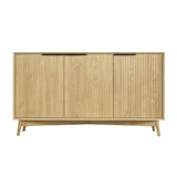 Monza 3 Door Sideboard Natural