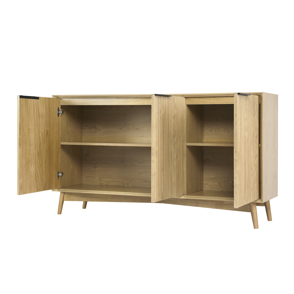 Monza 3 Door Sideboard Natural