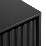 Monza – 3 Drawer Chest with Fluted Front – Black or Grey