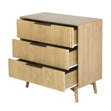 Monza 3 Drawer Chest Natural