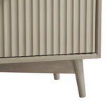 Monza – Tall Chest of 5 Drawers with Fluted Detailing – Black or Grey