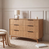 Monza 6 Drawer Chest Natural
