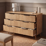 Monza 6 Drawer Chest Natural