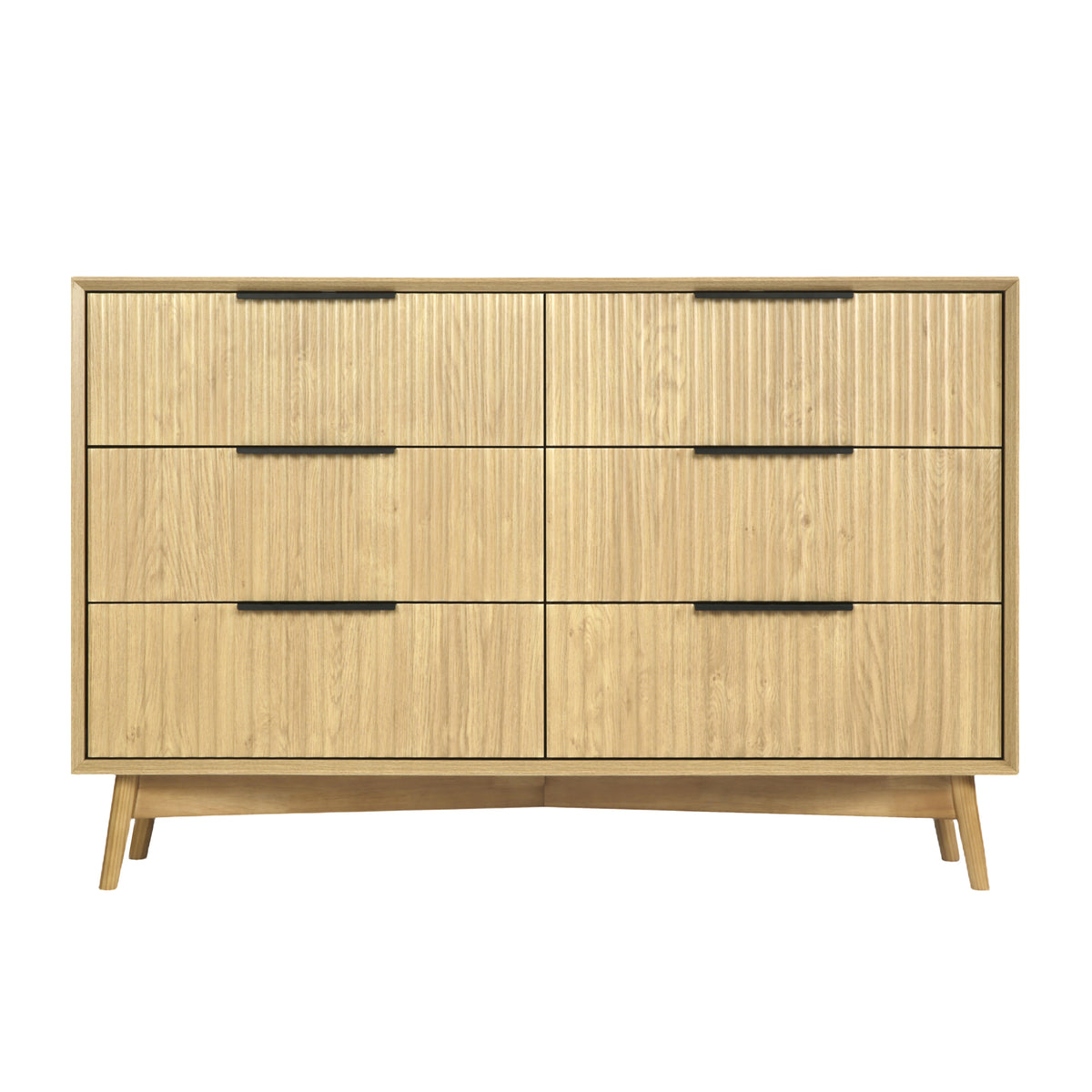 Monza 6 Drawer Chest Natural