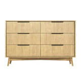Monza 6 Drawer Chest Natural