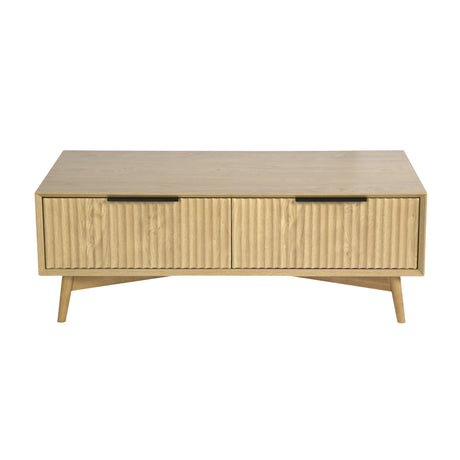 Monza Coffee Table with Drawers Natural