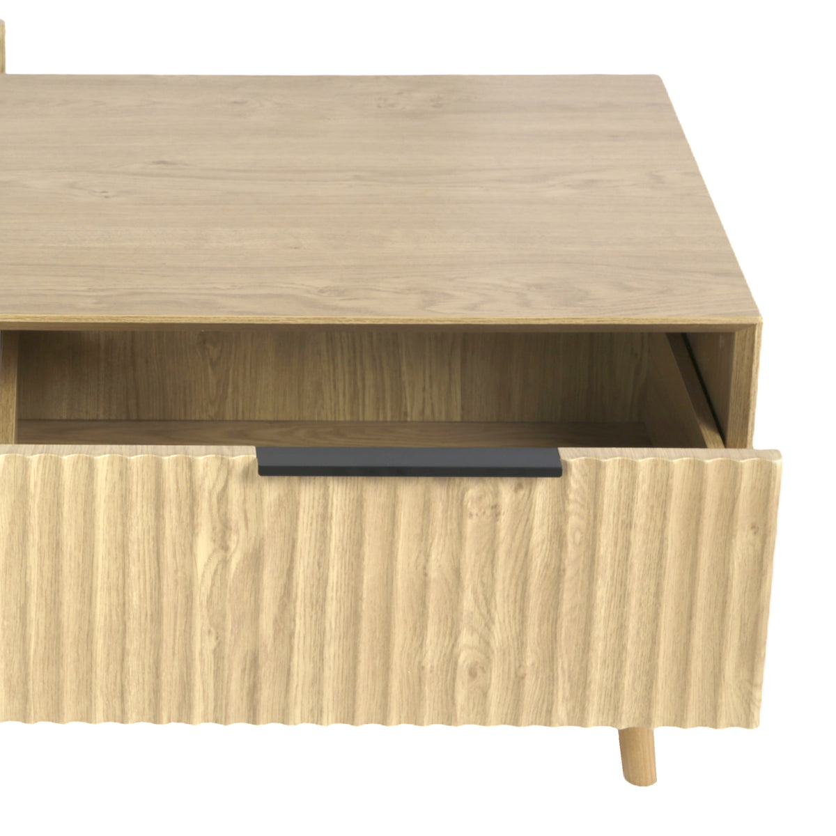 Monza Coffee Table with Drawers Natural