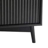 Monza – Coffee Table with Fluted Drawers – Black or Grey