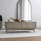 Monza – Coffee Table with Fluted Drawers – Black or Grey