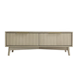 Monza – Coffee Table with Fluted Drawers – Black or Grey