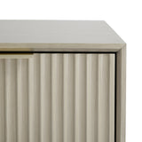 Monza – Coffee Table with Fluted Drawers – Black or Grey