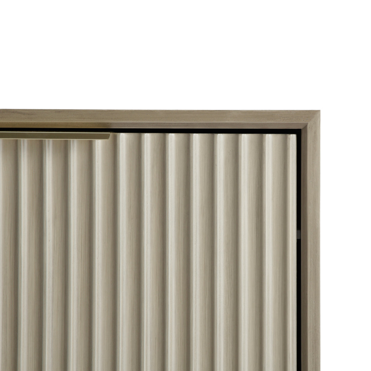 Monza – Shoe Storage Cabinet with Fluted Doors – Black or Grey