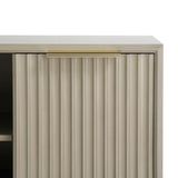 Monza – Fluted TV Unit with Storage – Black or Grey