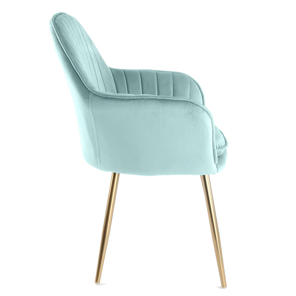 Muse - Occasional Chair with Velvet Upholstery