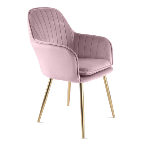 Muse - Occasional Chair with Velvet Upholstery