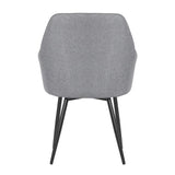 Muse - Occasional Chair in Linen Fabric