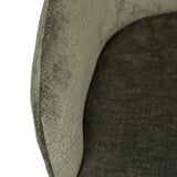 Muse - Pair of Chairs in Woven Yarn Fabric - Set of 2 Dining Chairs