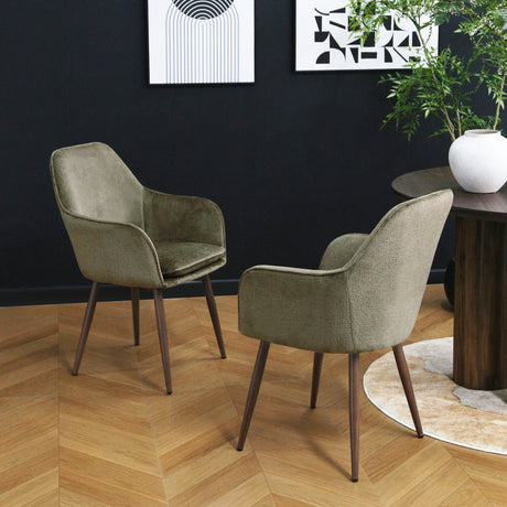 Muse Woven Yarn Dining Chairs - Set of 2