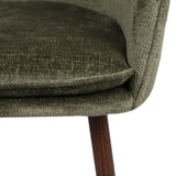 Muse - Pair of Chairs in Woven Yarn Fabric - Set of 2 Dining Chairs