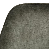 Muse - Pair of Chairs in Woven Yarn Fabric - Set of 2 Dining Chairs
