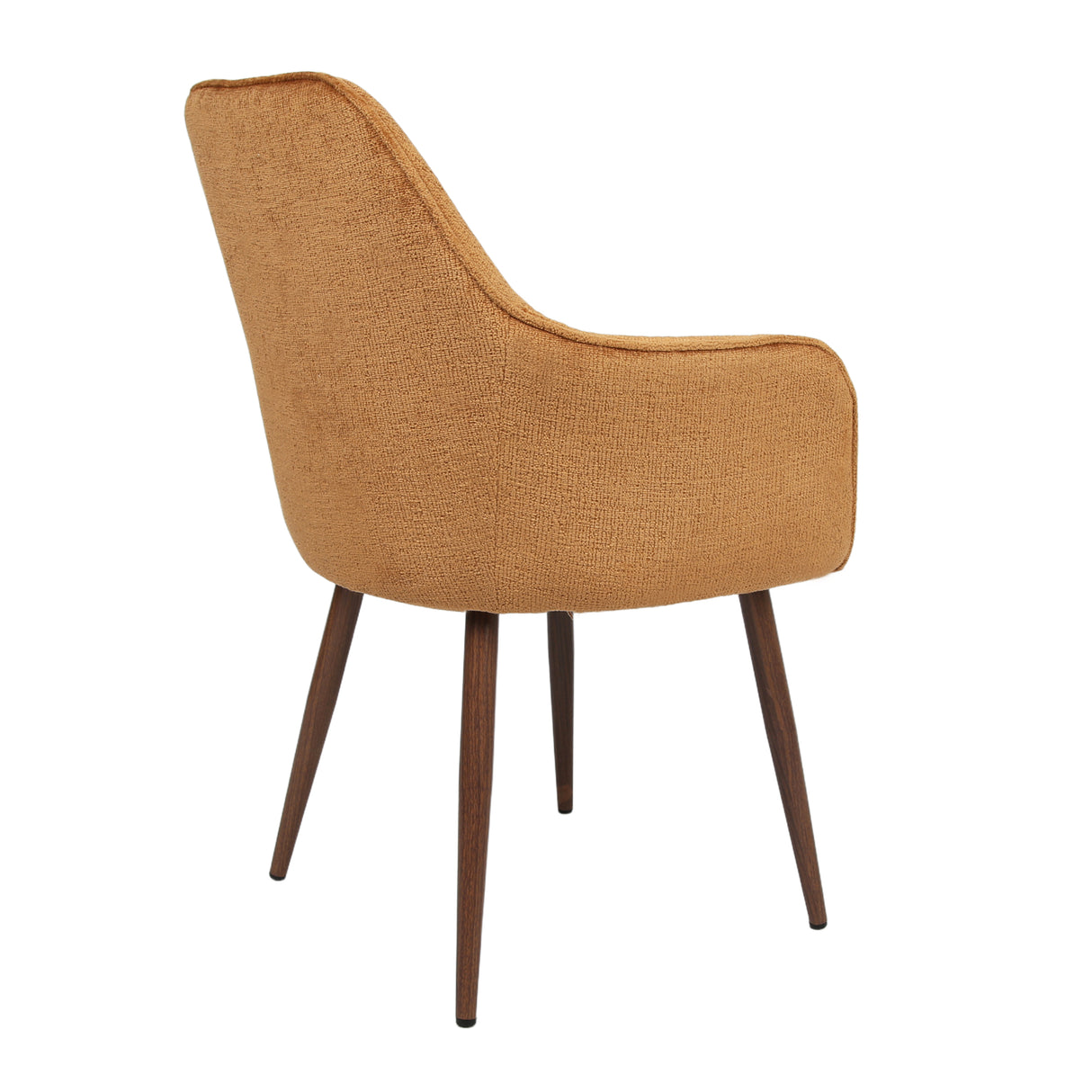 Muse - Pair of Chairs in Woven Yarn Fabric - Set of 2 Dining Chairs