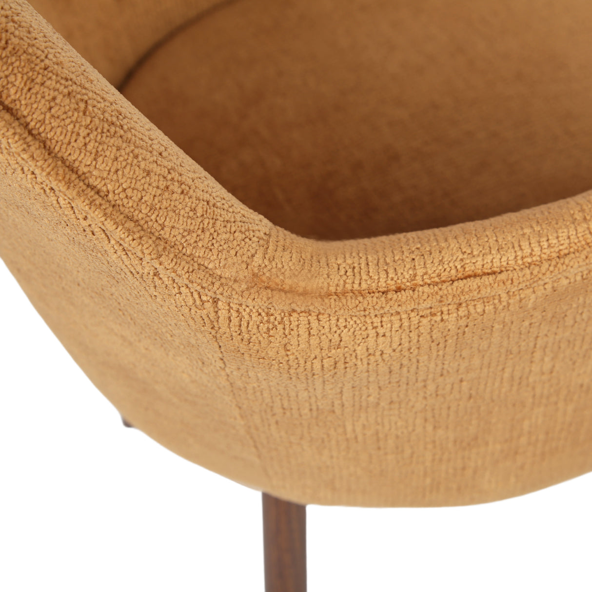 Muse - Pair of Chairs in Woven Yarn Fabric - Set of 2 Dining Chairs