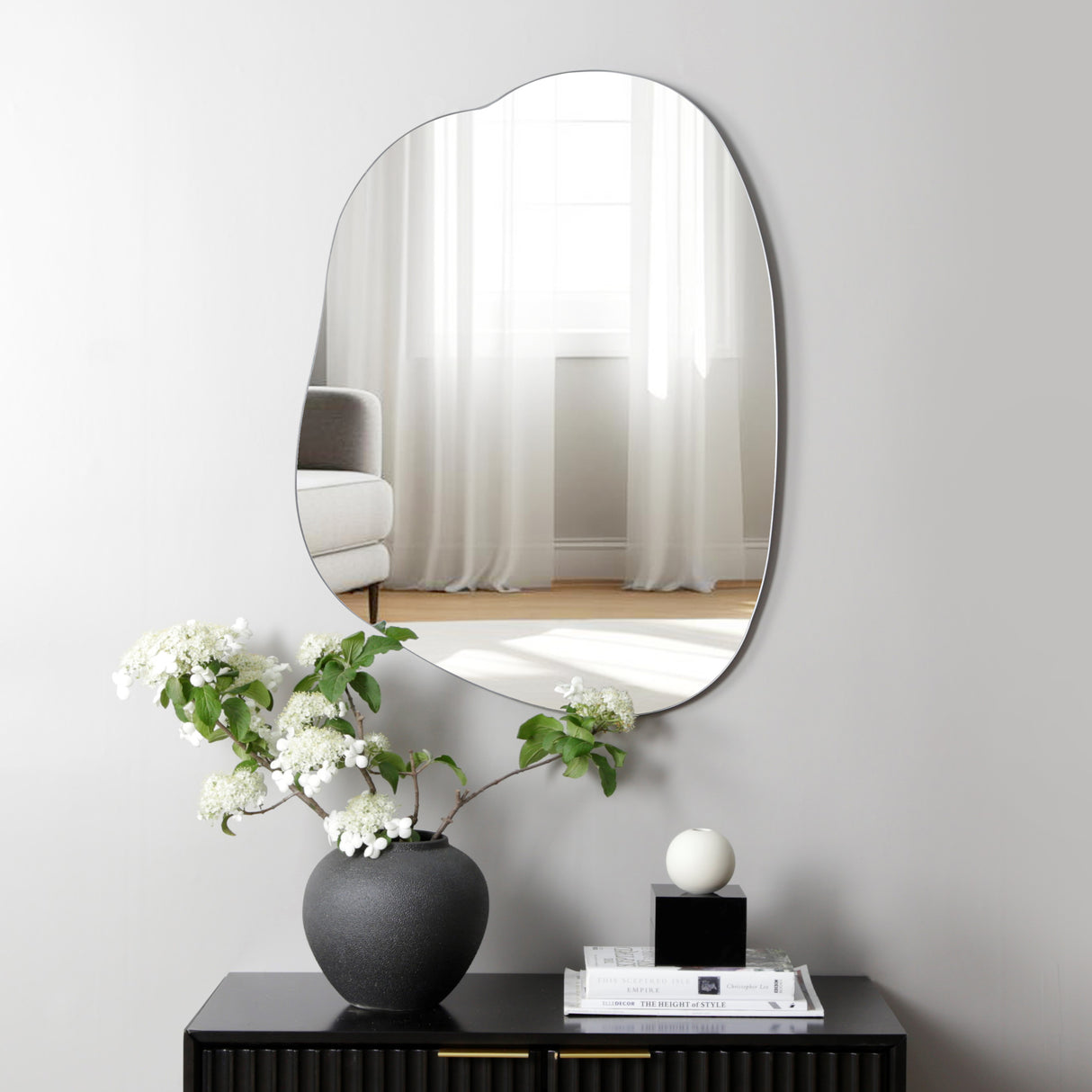 Nemi – Frameless Pond Wall Mirror – 80x60cm