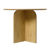 NYX – Modern Round Dining Table – 100cm – Wood or Stone Effect