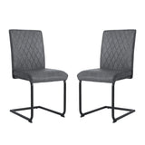 Nestor - Pair of Industrial Dining Chairs - (Tan, Brown, Grey)